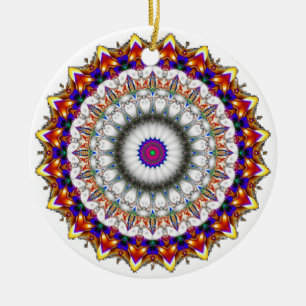 'KaliFract0030' Keramik Ornament