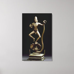 Kalijakrishna, Chola, Tamil Nadu (Bronze) Leinwanddruck