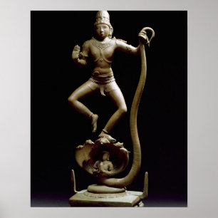 Kalijakrishna, Chola, Tamil Nadu (Bronze) Poster