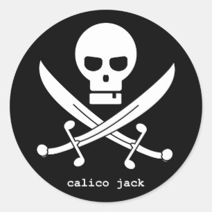 Kaliko-Jack Runder Aufkleber