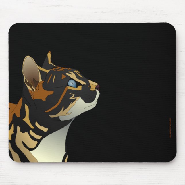 Kaliko-Katze mousepad (Vorne)
