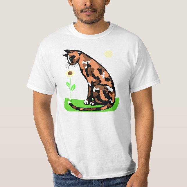 Kaliko-Katze T T-Shirt (Vorderseite)