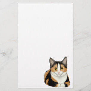 Kaliko-Katzen-Briefpapier Briefpapier