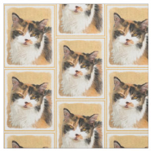 Kaliko-Katzen-Malerei - niedliche ursprüngliche Stoff