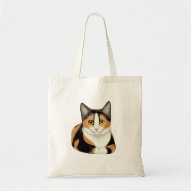 Kaliko-Katzen-Taschen-Tasche Tragetasche (Vorne)
