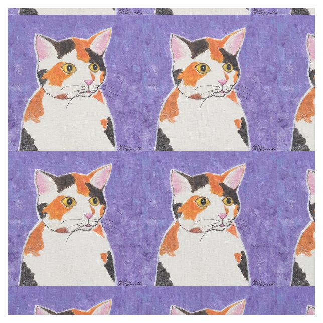Kaliko-Miezekatze-Gewebe Stoff (Muster)