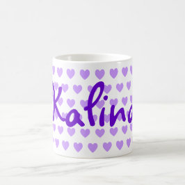 Kalina Lila Heart Kaffeetasse