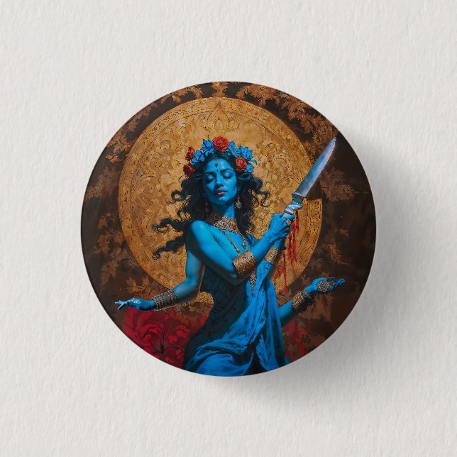 Kalis sanfte Mutter der Zeit Button (Vorderseite)