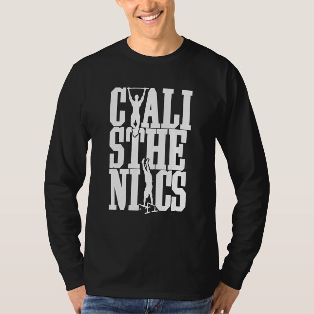 Kalisthenik-Körpergewichtsabnahme erhöht Kalisthen T-Shirt (Vorderseite)