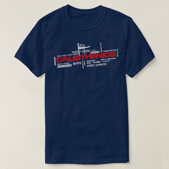 Kalisthenische Wolke T-Shirt (Design vorne)
