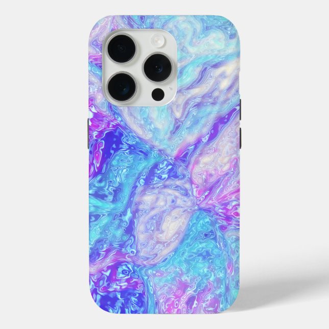 Kaliverse Fluid Fraktal #01 Case-Mate iPhone Hülle (Rückseite)