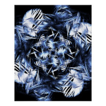 Kaliverse Fluid Fraktal #01 Poster