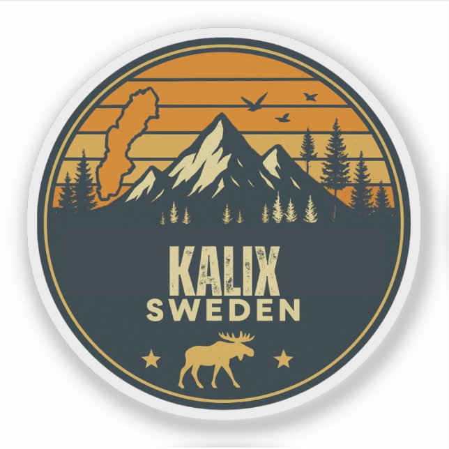 Kalix, Schweden Schweden Aufkleber (Vorderseite)