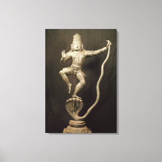 Kaliya Krishna Leinwanddruck (Vorderseite)