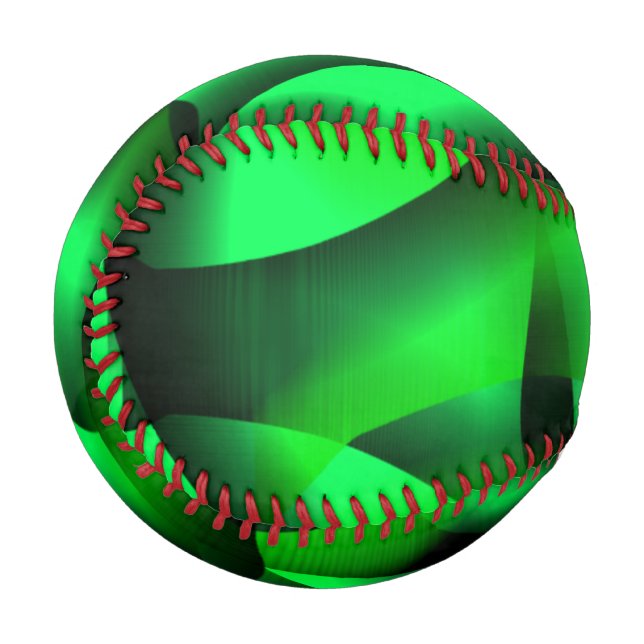 Kalkgrün und schwarz Curling, mit etwas Schatten? Baseball (Vorderseite Links)