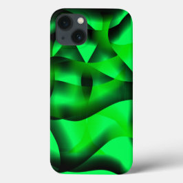 Kalkgrün und schwarz Curling, mit etwas Schatten? Case-Mate iPhone Hülle