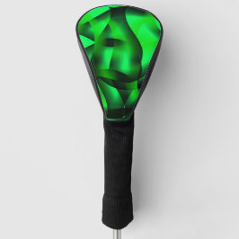Kalkgrün und schwarz Curling, mit etwas Schatten? Golf Headcover