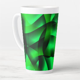 Kalkgrün und schwarz, mit Schatten? Milchtasse