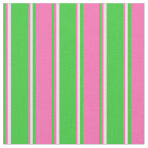 Kalkgrüne, heiß rosa und feine cremefarbene Stre Stoff