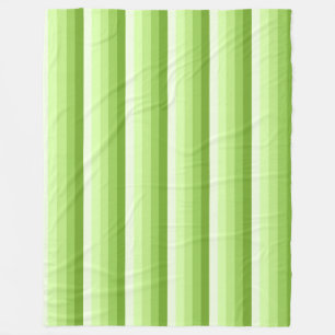 Kalkgrüne Schattenstreifen Fleecedecke