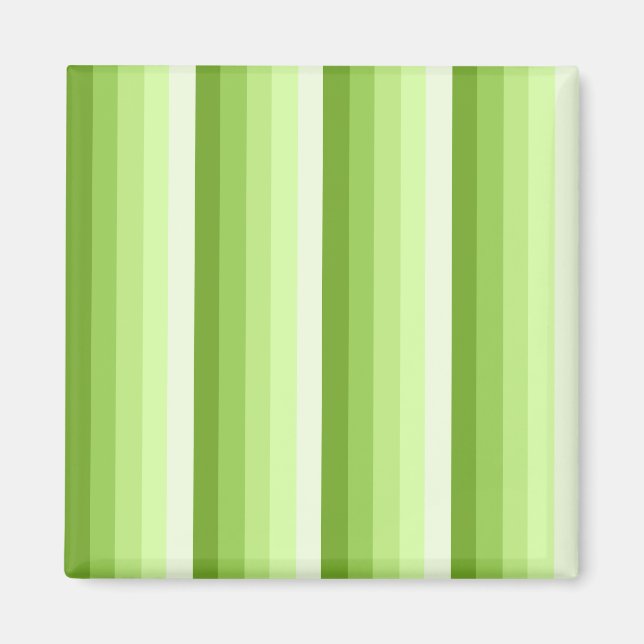 Kalkgrüne Schattenstreifen Magnet (Vorne)