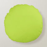 Kalkgrünes rundes Kissen (16")<br><div class="desc">Das ist für die Kissenliebhaber. Cool!</div>