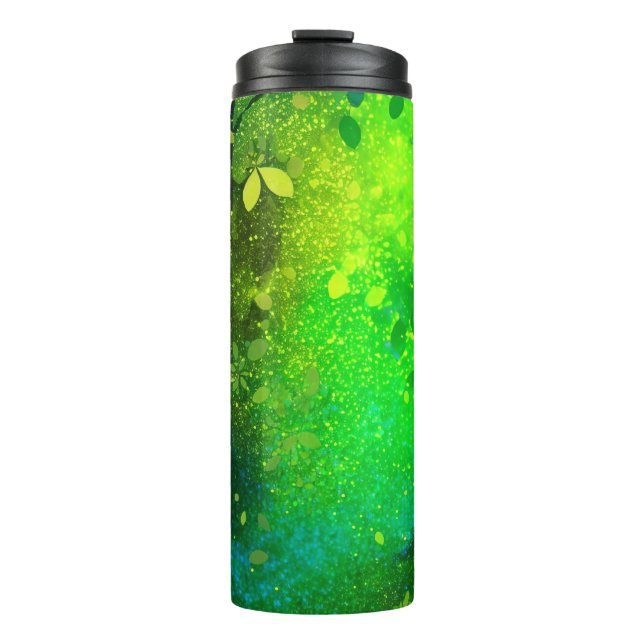 Kalkgrünwald Glitzer Thermal Tumbler 12oz Thermosbecher (Vorderseite)