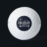 Kalkulieren Sie die "Rocket Science Funny Math" Golfball<br><div class="desc">Funny Mathe Science Schule Nerd Design für jeden Mathe Genie oder Geek mit einem guten Gefühl des Spaßes. Das lustige Sprichwort ist "Calculus - Es ist eigentlich "Rocket Science" mit einem x-y-Achse Diagramm</div>