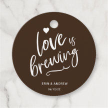 Kalligrafie Brown Liebe bricht Hochzeit
