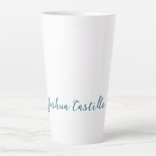 Kalligrafie Einfach Schlicht Professionell Name Milchtasse