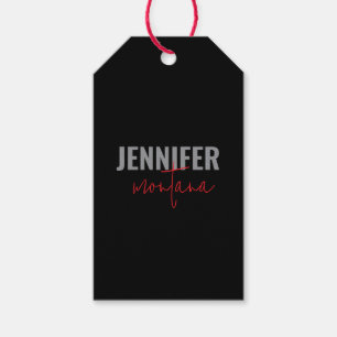 Kalligrafie Elegant Einfach Eigenen Namen Hinzufüg Geschenkanhänger
