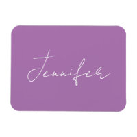 Kalligrafie Elegante Lavender Schlicht Einfache Be
