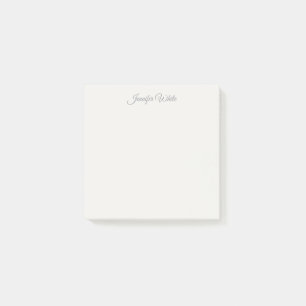 Kalligrafie Elegante Pastellfarbe Fette Retro Post-it Klebezettel