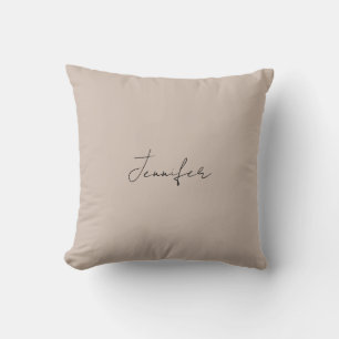 Kalligrafie Eleganter Schlichter einfacher Name Kissen