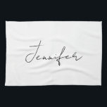Kalligrafie Eleganter Schwarz-weißer Schlichter Na Geschirrtuch<br><div class="desc">Suchen Sie eine schöne Kalligrafie mit einer ästhetischen Handschrift? Dieses einfache, auffällige Design ist für Sie. Dieses Produkt beeindruckt sofort diejenigen, die es sehen. Das feine und geschmackvolle Design spiegelt sofort die Qualität Ihrer Beziehung und Familie wider.</div>