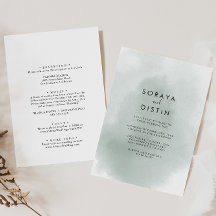 Kalligrafie - Grüne Rückseite und Vorderseite - fe