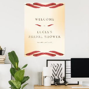 Kalligrafie Herbstblatt Junggesellinnenabschied Be Poster