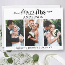 Kalligrafie Herz Herr und Frau 3 Foto Hochzeit