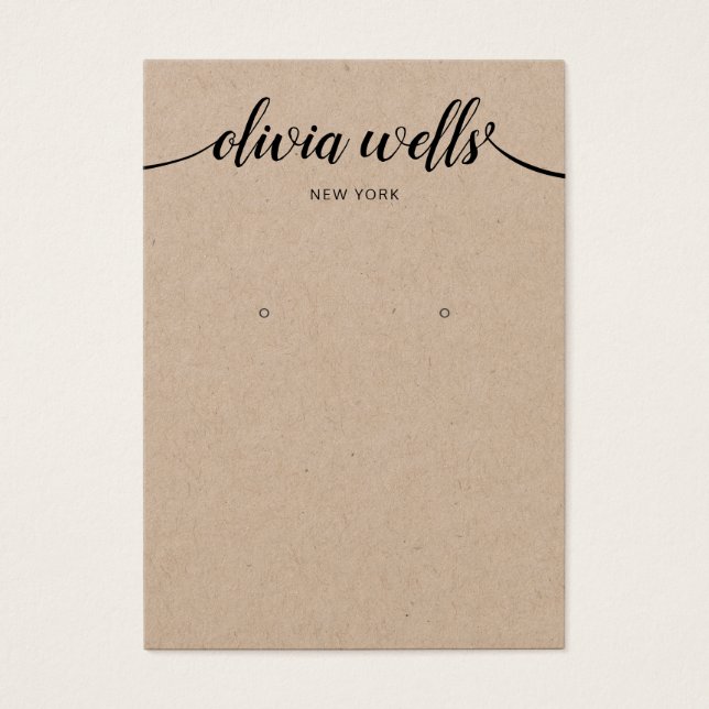 Kalligrafie-Kraft-Typografie (Vorderseite)