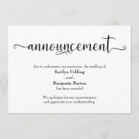 Kalligrafie kündigt Hochzeit ab