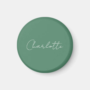 Kalligrafie Minimalistisch Chic Custom Personal Ed Magnet