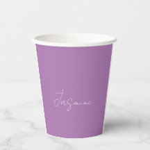Kalligrafie Minimalistischer Eigenname Lavendel