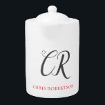 Kalligrafie Monogram Name Black Gray Custom Gift<br><div class="desc">Das minimalistische und moderne Design des Hotels wird sofort Aufmerksamkeit erregen.</div>