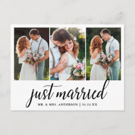 Kalligrafie nur verheiratet 3 Foto Postkarte