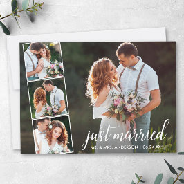 Kalligrafie nur verheiratet 4 Foto Ankündigung