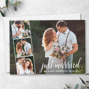 Kalligrafie nur verheiratet 4 Foto Ankündigung