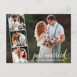 Kalligrafie nur verheiratet 4 Foto Postkarte