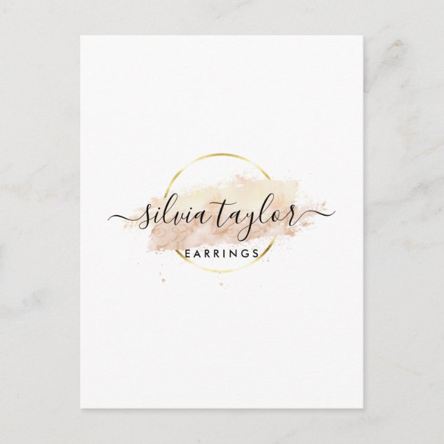 Kalligrafie Postkarte (Vorderseite)