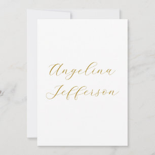 Kalligrafie Profi Elegant Goldfarbe