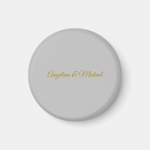 Kalligrafie Profi Elegant Goldfarbe Magnet